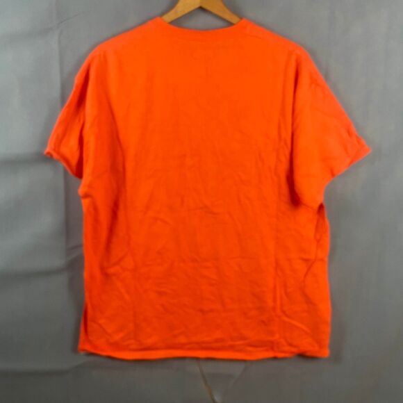 Denver Broncos NFL Team Apparel T-Shirt Men's XL Orange Short Sleeves Crew Neck - Picture 3 of 6